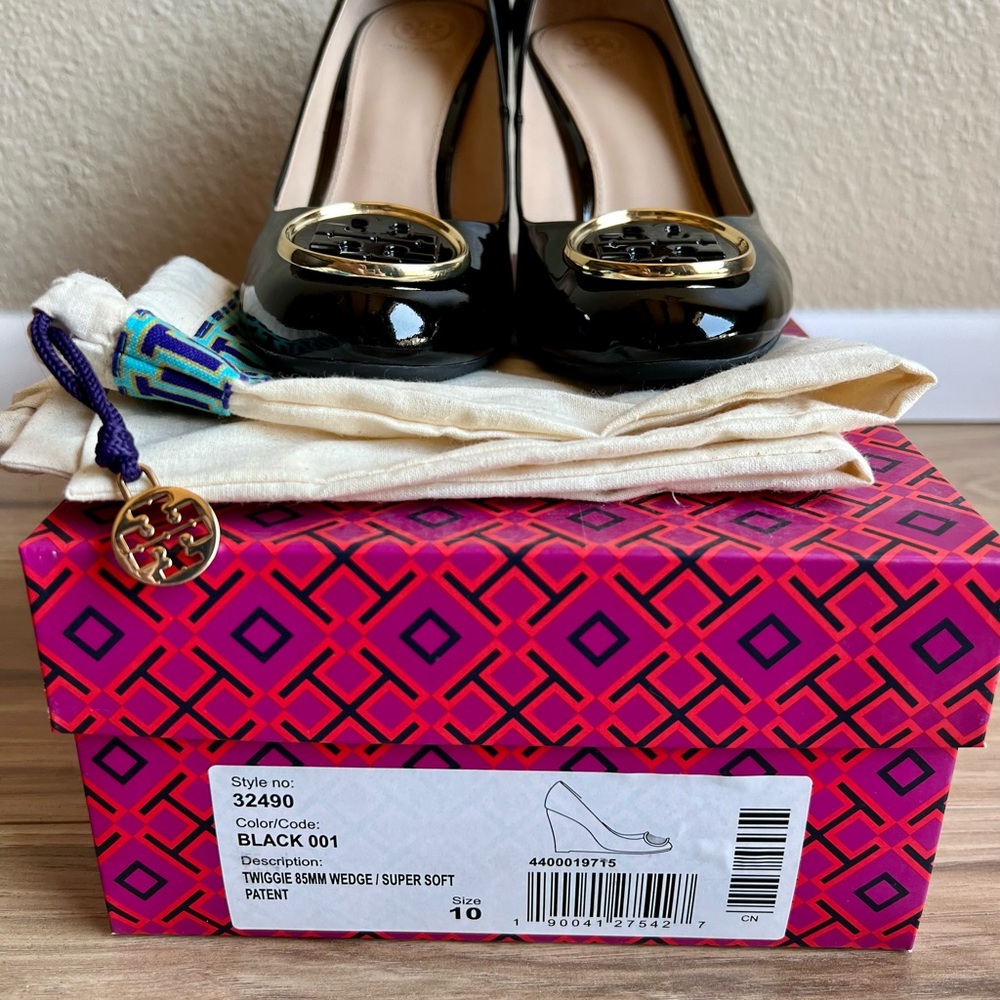 Tory Burch “Twiggie” Patent Wedge